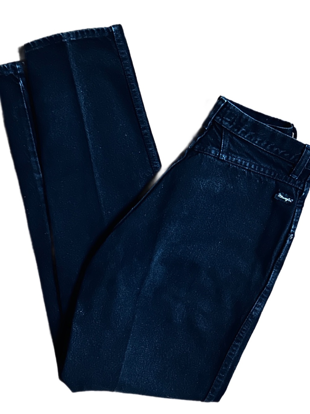 Wrangler ~ Women’s 7/8 (26/32) ~ USA ~ Vintage (70’s) Western Black Denim Jeans